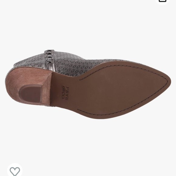 NWT Frye and Co. Women's Gunmetal Leather Maley Ankle Boot Size 8.5 - Picture 4 of 10